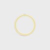 Celine Sorbet Bangle in Resin and Brass with Gold Finish - WHITE / YELLOW -  - 1 | CELINE