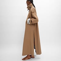 trench coat IN COTTON AND WOOL GABARDINE - CAMEL -  - 2 | CELINE