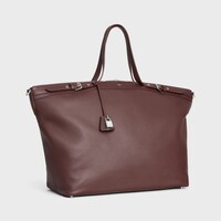 WEEKEND BAG CELINE CONTI SOFT in SUPPLE CALFSKIN - CHESTNUT - TRAVEL - 2 | CELINE