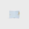 COMPACT WALLET TRIOMPHE CHARMS IN GRAINED CALFSKIN - GLACIER - WALLETS - 4 | CELINE