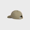 triomphe baseball cap in washed cotton - OLIVE -  - 4 | CELINE