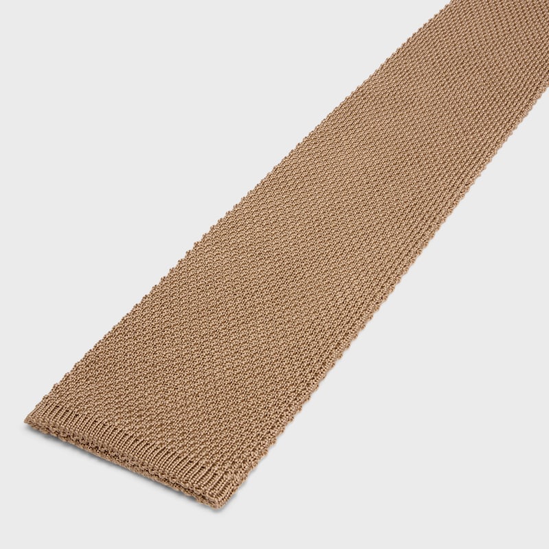 tie IN silk knit - CAMEL -  - 1 | CELINE