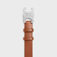 Large 30MM triomphe belt IN VINTAGE CALFSKIN - CAMEL -  - 1 | CELINE