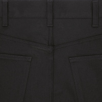 復古純黝黑色牛仔布緊身牛仔褲 - 純古黑色 -  - 2 | CELINE