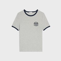 70年代風格徽章T恤 - 復古混灰色/海軍藍 -  - 1 | CELINE