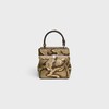 SMALL TRIOMPHE FRAME IN PYTHON - MIEL - TOP-HANDLE BAGS - 1 | CELINE