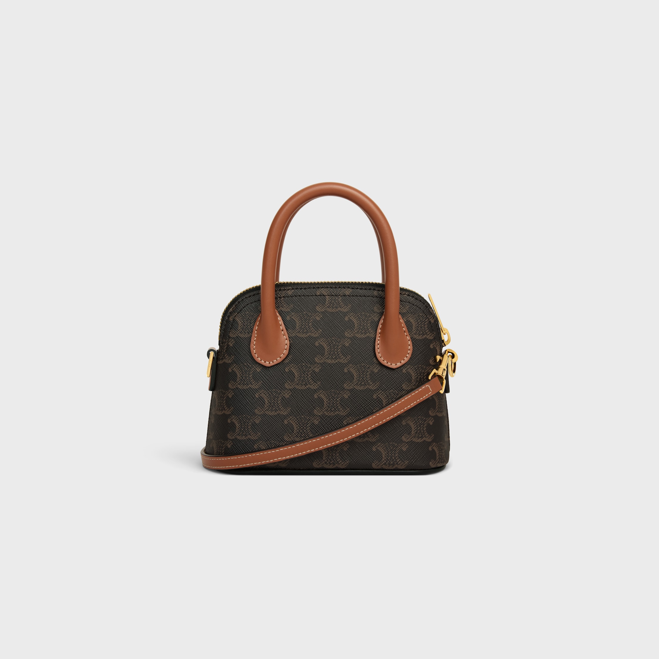 【CELINE】TEEN HONORINE BAG IN Triomphe Canvas and Calfskin TEEN HONORINE BAG IN Triomphe Canvas and Calfskin - TAN | CELINE