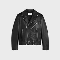 CHAQUETA BOMBER DE PIEL DE BECERRO - NEGRO -  - 1 | CELINE