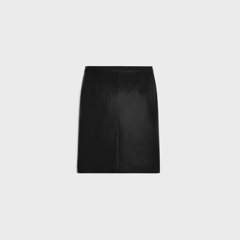 jupe crayon agneau souple - Noir -  - 1 | CELINE