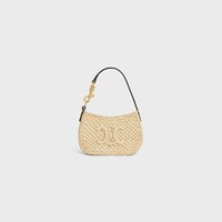 MICRO TILLY IN Raffia - NATURAL / TAN - CHARMS AND ACCESSORIES - 1 | CELINE
