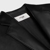 tailored jacket IN PLONGE LAMBSKIN - BLACK -  - 1 | CELINE