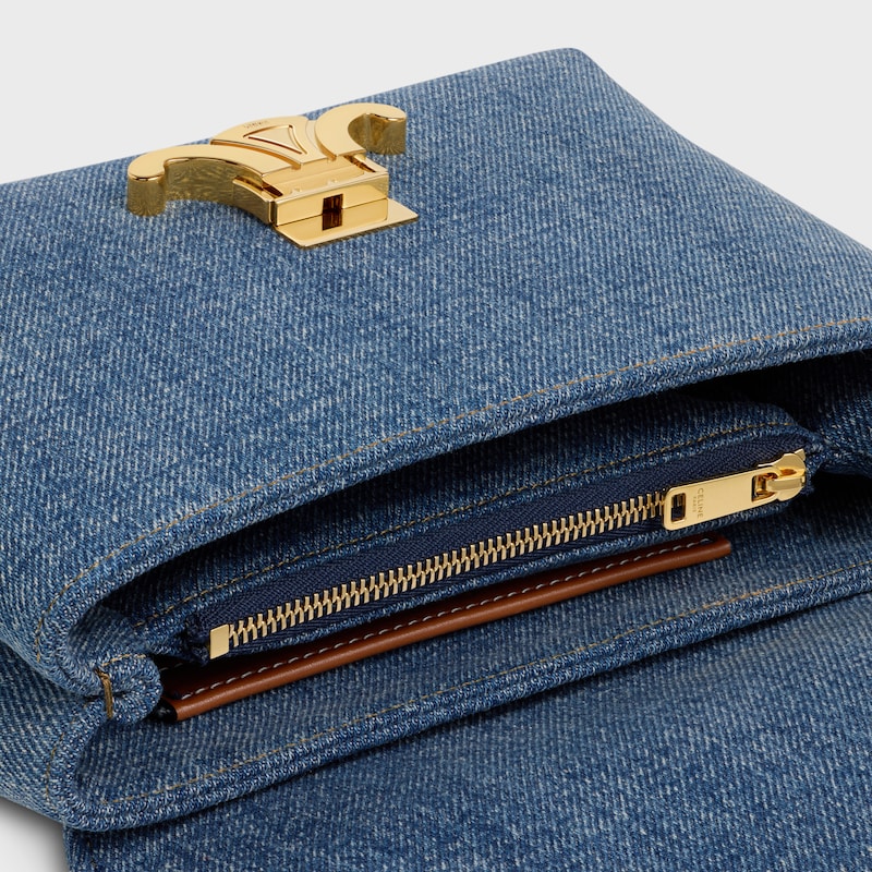 BOLSO TEEN NINO DE DENIM - DENIM / TOSTADO - BOLSOS CON ASA SUPERIOR - 1 | CELINE