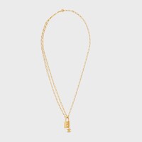 トリオンフ ロック ネックレス / ゴールドフィニッシュ ブラス - ゴールド -  - 1 | CELINE