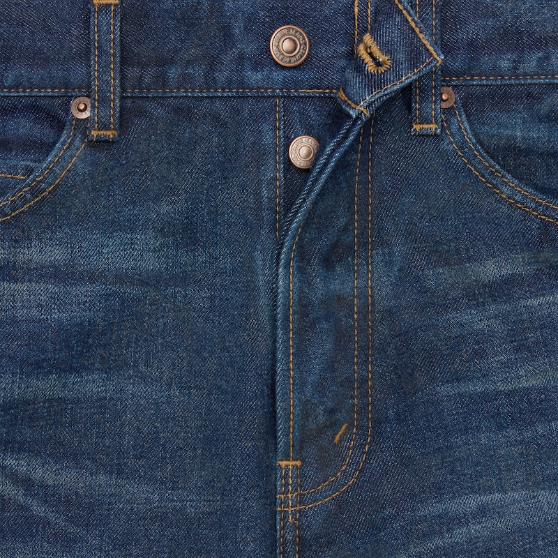 kurt jeans in royal indigo wash denim - CLASSIC BLUE -  - 1 | CELINE