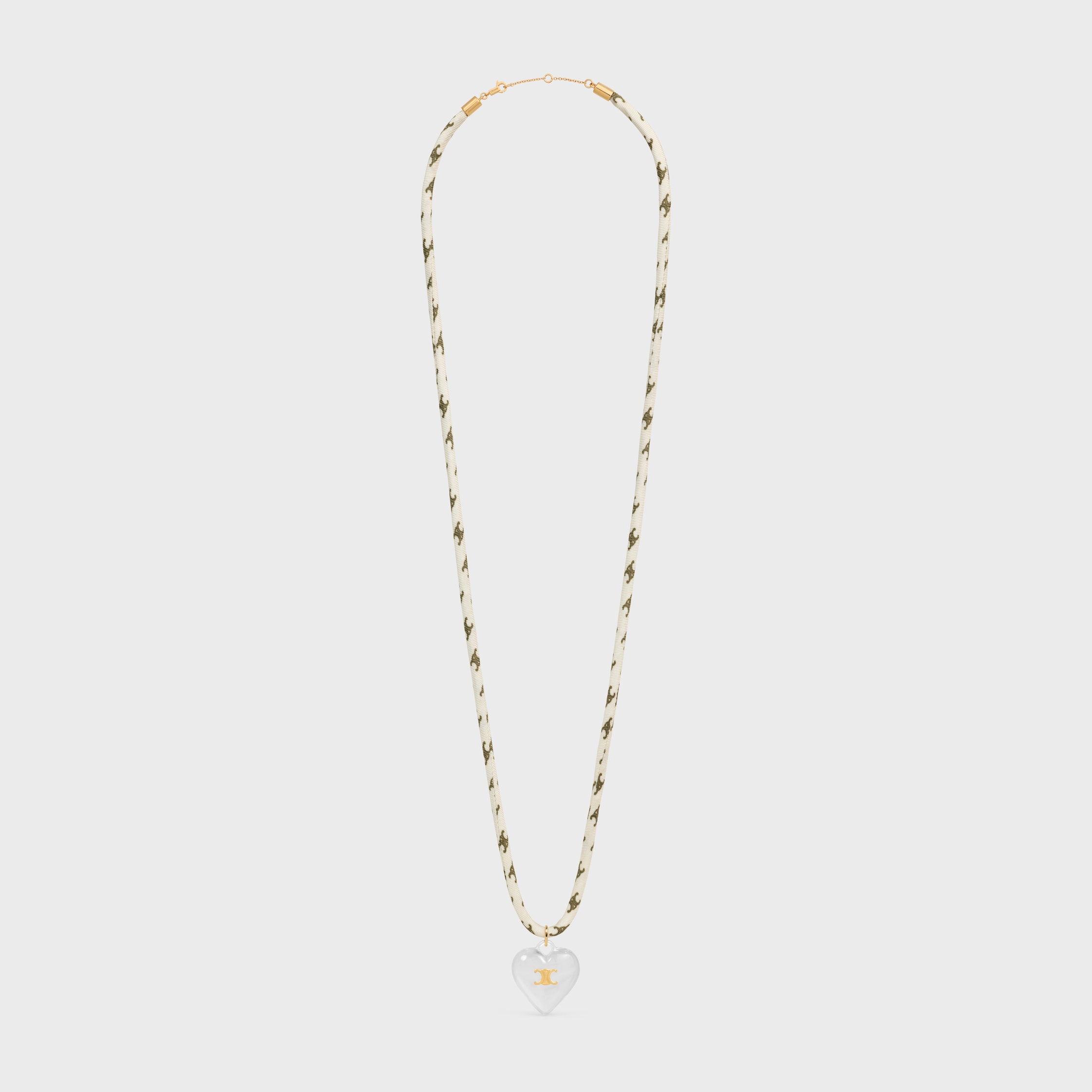 CELINE クール トリオンフ ネックレス / シルク、レジン