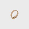 Les Cuirs Celine Multi Leather Bracelet in Calfskin and Steel - Vintage Beige / Gold -  - 2 | CELINE