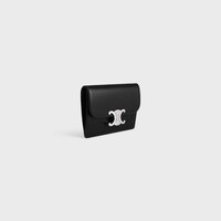 TRIOMPHE翻蓋卡片套 - 黑色 - GIFT FINDER - 2 | CELINE