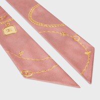 lavalliere IN charms silk twill - ANTIQUE ROSE -  - 1 | CELINE