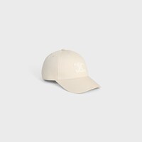 triomphe baseball cap IN COTTON DRILL - IVORY -  - 1 | CELINE