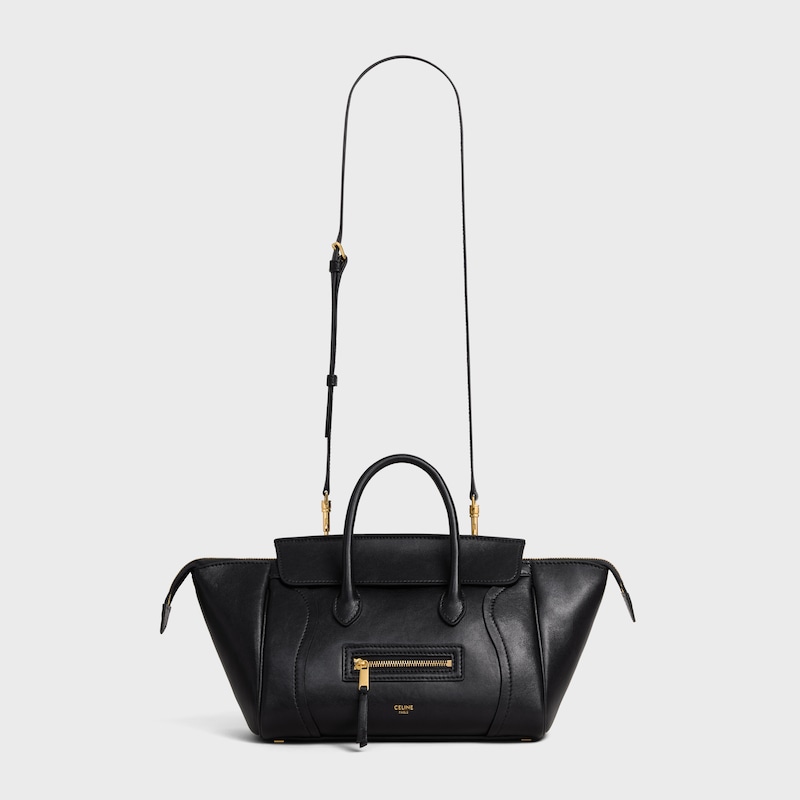 LITTLE LUGGAGE IN SUPPLE SHINY LAMBSKIN - BLACK - CELINE Popular Items Selection - 1 | CELINE