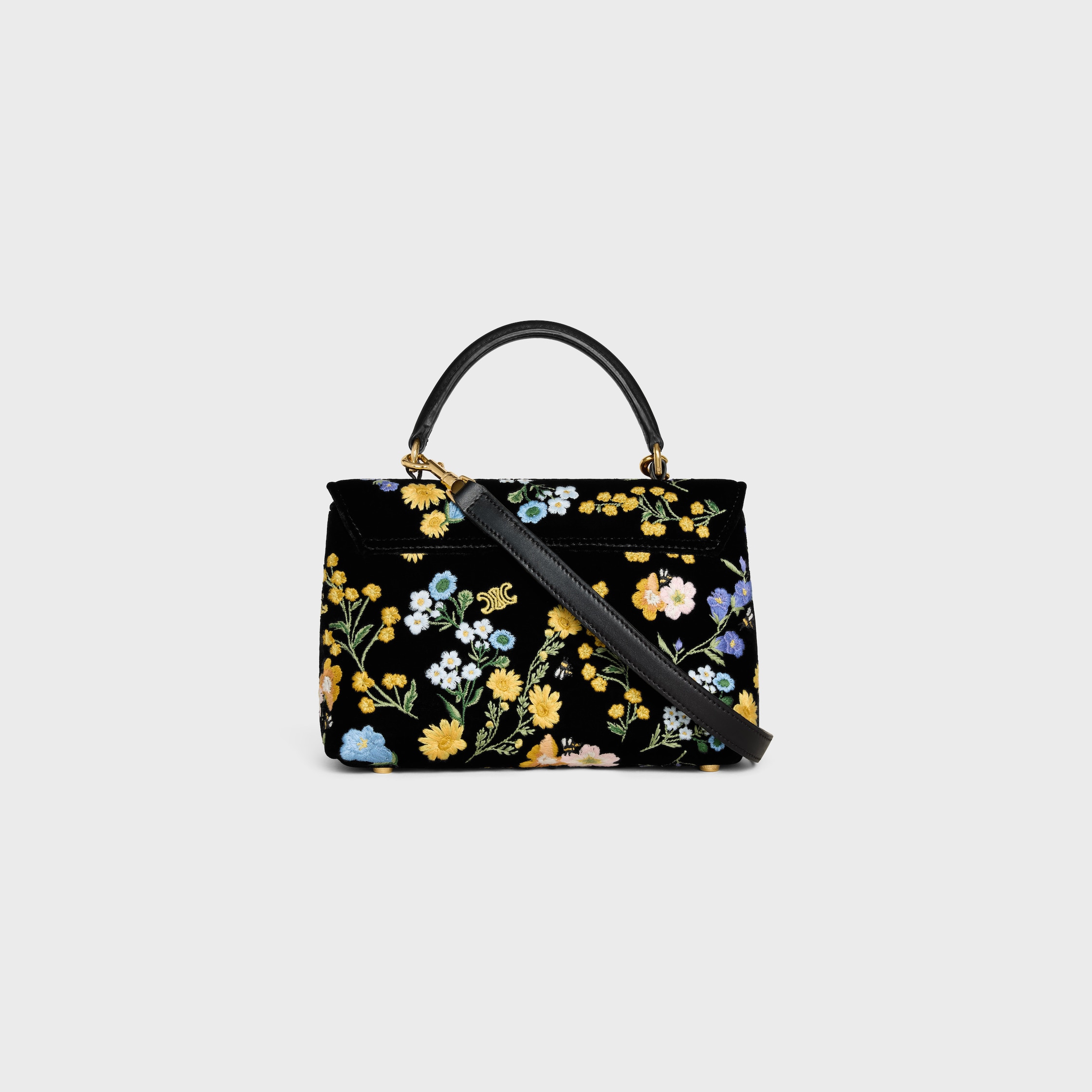 ティーン ニノ バッグ / フローラル刺繍入りベルベット - | CELINE