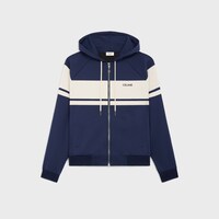 veste tracksuit jersey double face - NAVY/ECRU/BLACK -  - 1 | CELINE