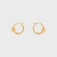 ノット ダブル フープ / ゴールドフィニッシュ ブラス - ゴールド - 新作コレクション - 1 | CELINE