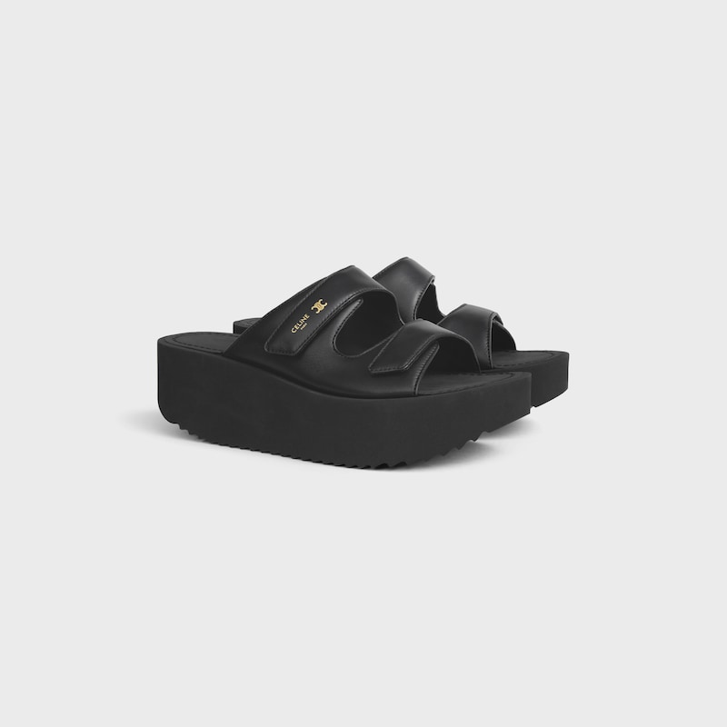 MULE SUNNY EN CUIR D'AGNEAU - Noir -  - 1 | CELINE