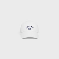 celine richelieu cap IN cotton twill - WHITE -  - 2 | CELINE