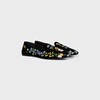 MOCAS&Iacute;N AURA DE TERCIOPELO CON BORDADO DE FLORES - NEGRO -  - 1 | CELINE
