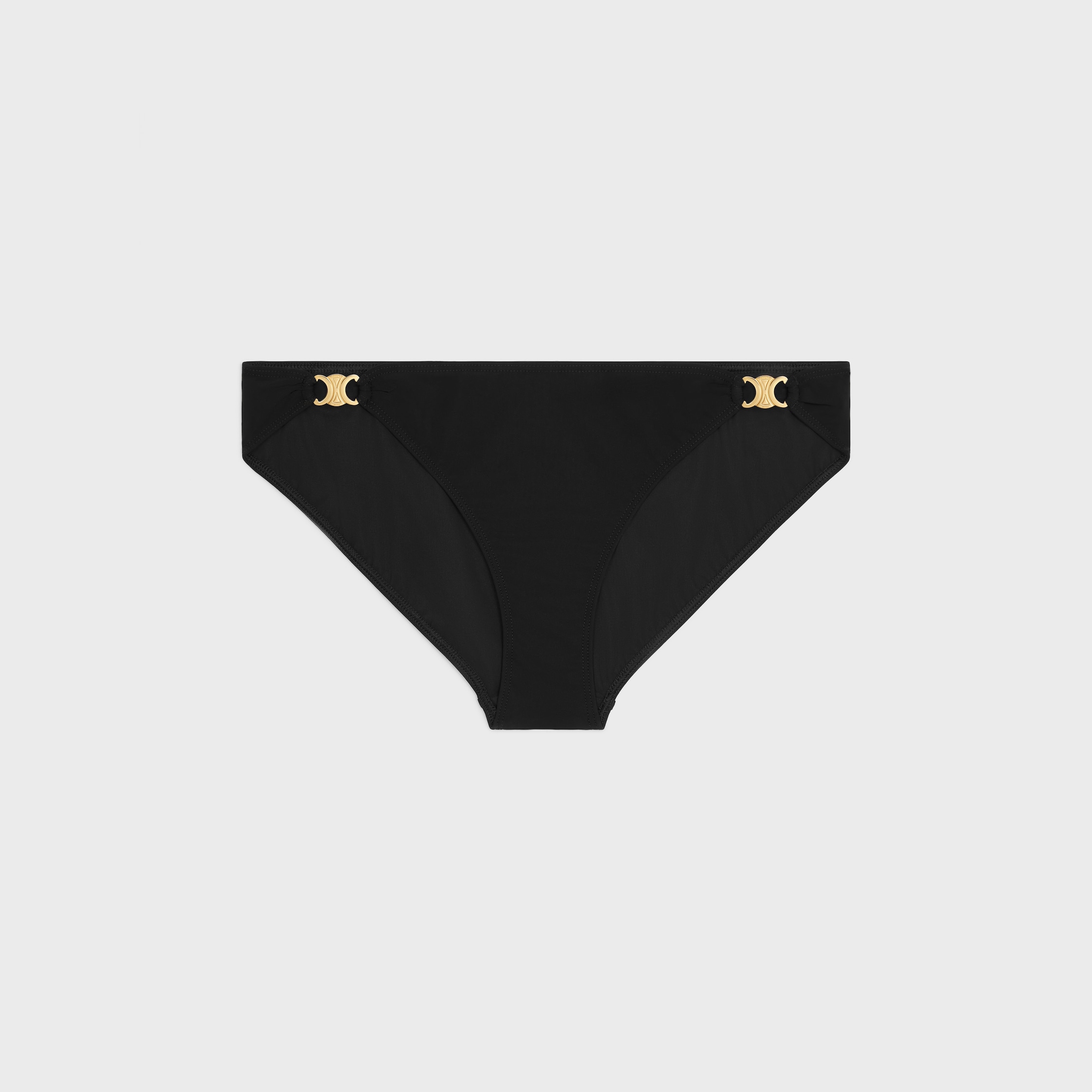 triomphe swimsuit bottom in matte jersey - BLACK | CELINE