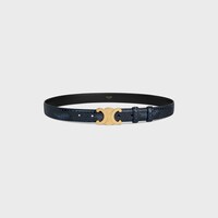 Triomphe Belt 25MM IN PYTHON - DEEP NAVY -  - 1 | CELINE