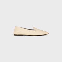 AURA LOAFER IN GOATSKIN - CHALK -  - 1 | CELINE